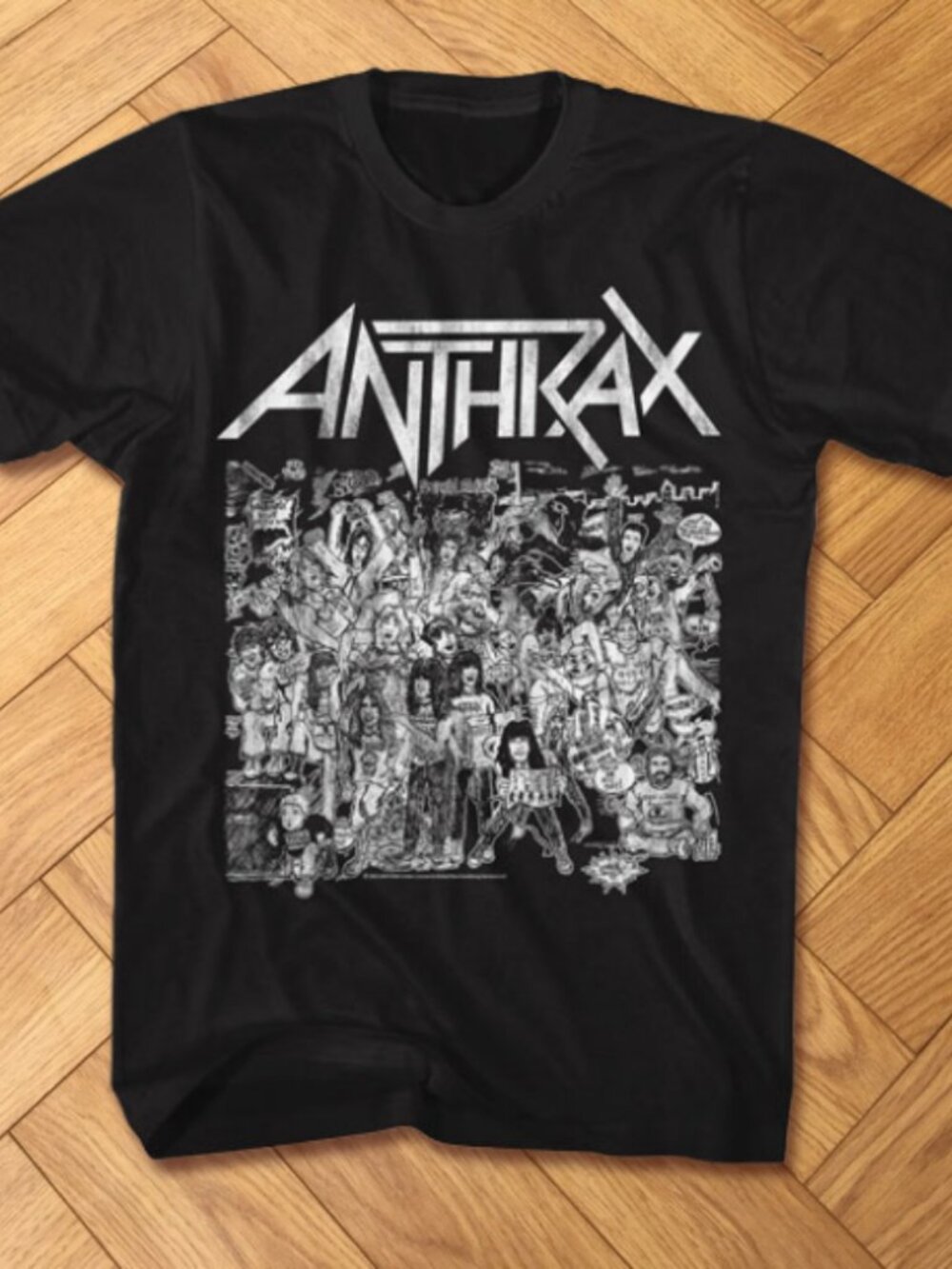 Anthrax No Frills Black T-Shirt
